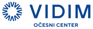 VIDIM Logo lezec moder pripis